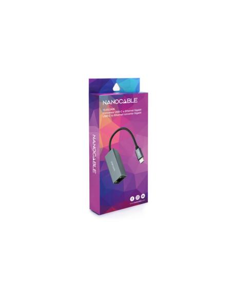 Nanocable conversor usb-c ethernet gigabit