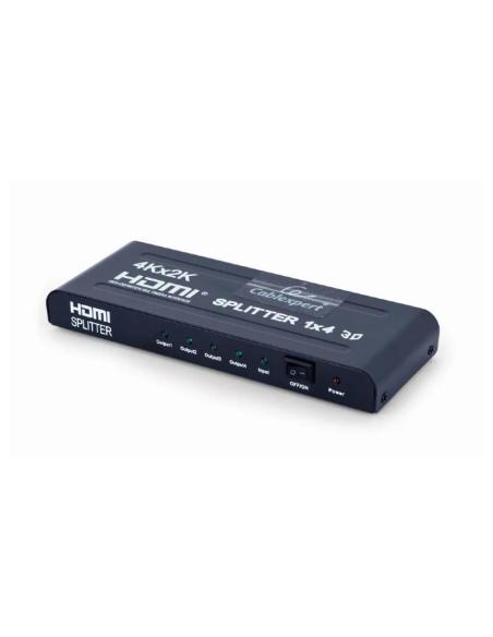 Gembird divisor de hdmi 4 puertos negro