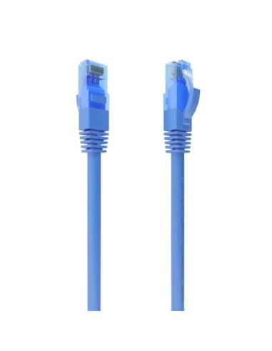 Aisens cable rj45 cat.6 utp awg26 cca azul 25cm