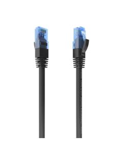 Aisens cable rj45 cat.6 utp awg26 cca negro 25cm