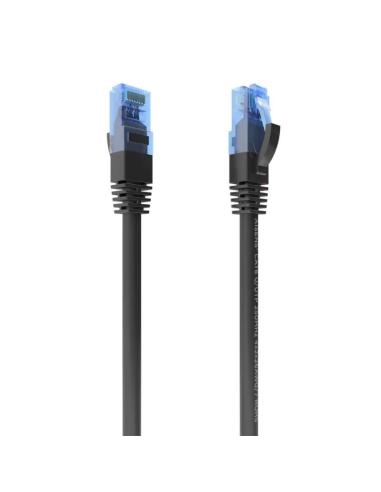 Aisens cable rj45 cat.6 utp awg26 cca negro 25cm