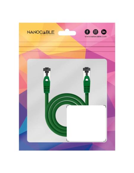 Nanocable cable red cat. 8.1 2ghz sstp verde 1m