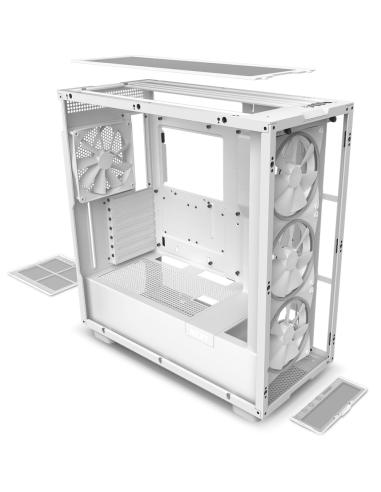 CAJA ATX SEMITORRE NZXT H7 ELITE RGB BLANCA CRISTAL CM-H71EW-02
