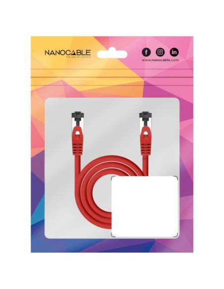 Nanocable cable red cat. 8.1 2ghz sstp rojo 2m