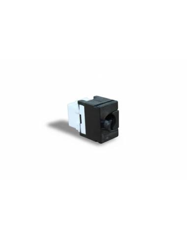 2lan conector rj45 cat.6 utp hembra tooless 180º.