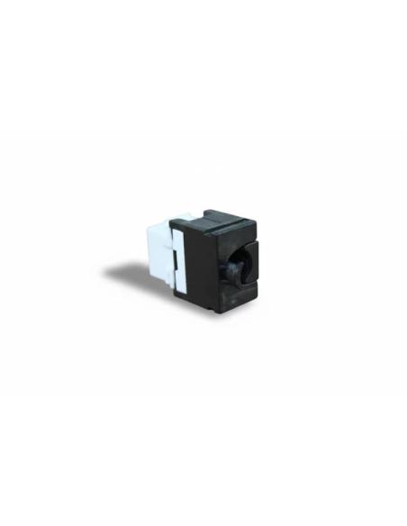 2lan conector rj45 cat.6 utp hembra tooless 180º.