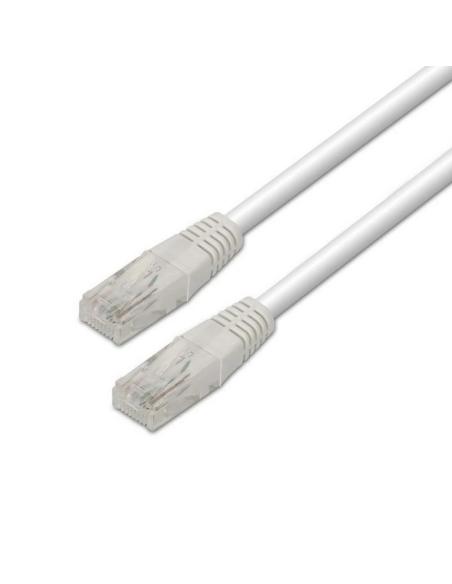 Aisens latiguillo rj45 cat.6 utp awg24 blanco 3.0m