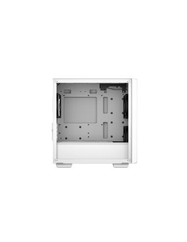 CAJA MICRO-ATX SEMITORRE DEEPCOOL CC360 ARGB C.TEMPLADO 3 VENT. ARGB BLANCA