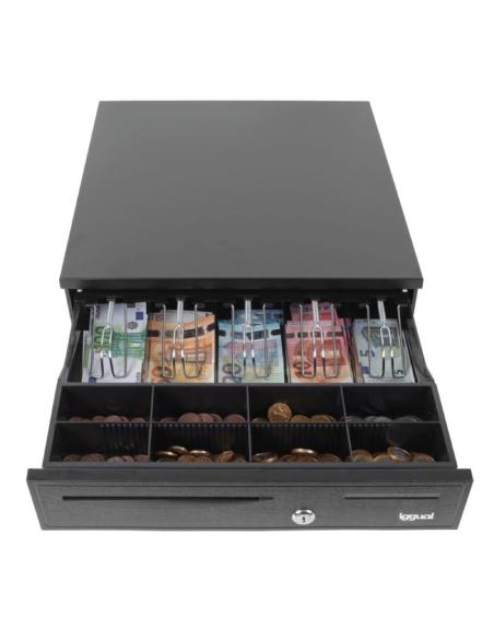 Iggual cajón portamonedas iron-50 42cm 5+8 negro