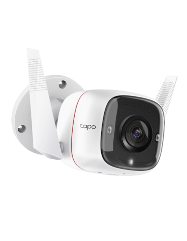 CAMARA VIGILANCIA TP-LINK TAPO TC65 2K EXTERIOR IP66 / 3MP 2304X1296 / WIFI Y ETHERNET / ALTAVOZ-MICROFONO / VISION NOCTURNA 30 