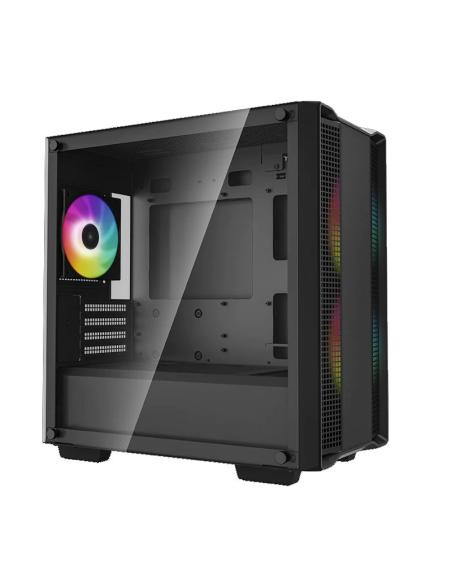 CAJA MICRO-ATX SEMITORRE DEEPCOOL CC360 ARGB C.TEMPLADO 3 VENT. ARGB