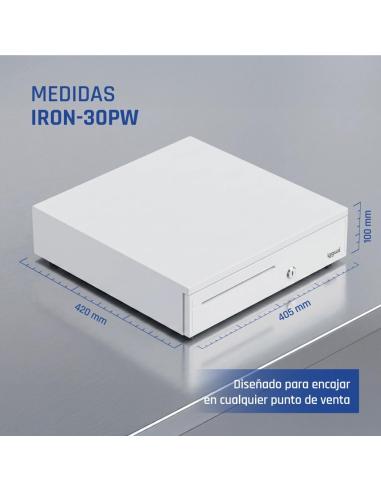 Iggual cajón portamonedas iron-30pw 5+5 blancopuro
