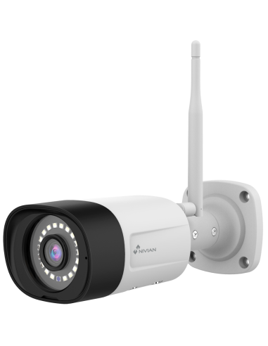 CAMARA VIGILANCIA NIVIAN EXTERIOR PARA AMPLIACION KIT CCTV KIT830W / 2K / NO FUNCIONA FORMA AUTONOMA / MICROSD HASTA 64 GB / IP6