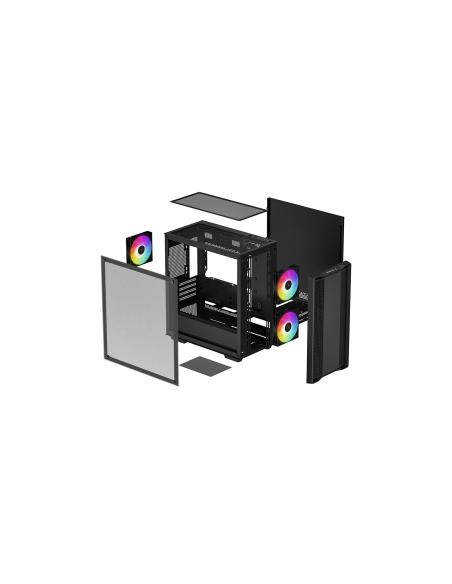 CAJA MICRO-ATX SEMITORRE DEEPCOOL CC360 ARGB C.TEMPLADO 3 VENT. ARGB