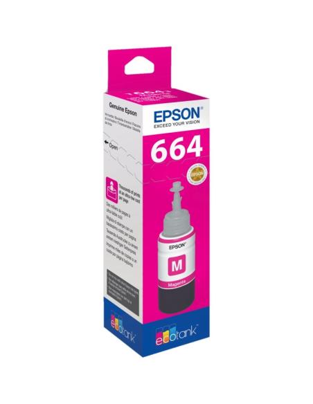 Epson botella tinta ecotank t6641 magenta