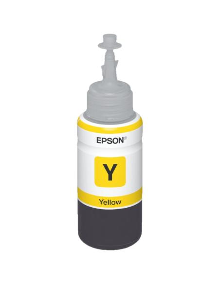 Epson botella tinta ecotank t6641 amarillo