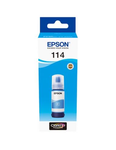 Epson botella tinta ecotank 114 cyan