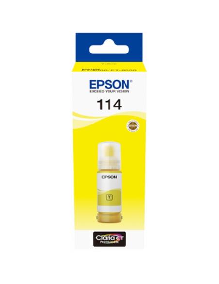 Epson botella tinta ecotank 114 amarillo