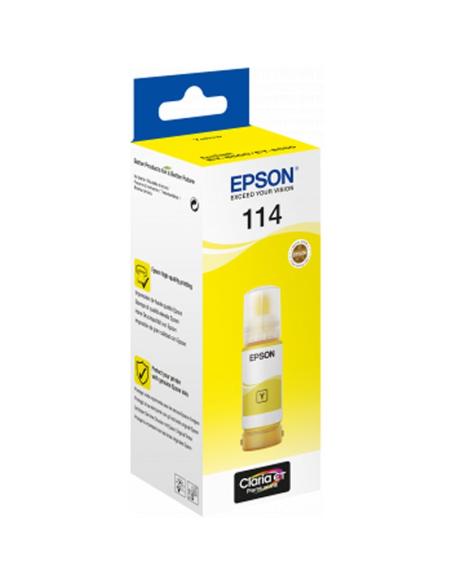 Epson botella tinta ecotank 114 amarillo