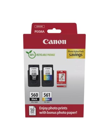 Canon cartucho multipack pg-560 /cli-561+ papel fo