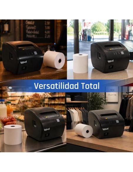 Iggual caja 50 rollos papel térmico sin bpa 80x80