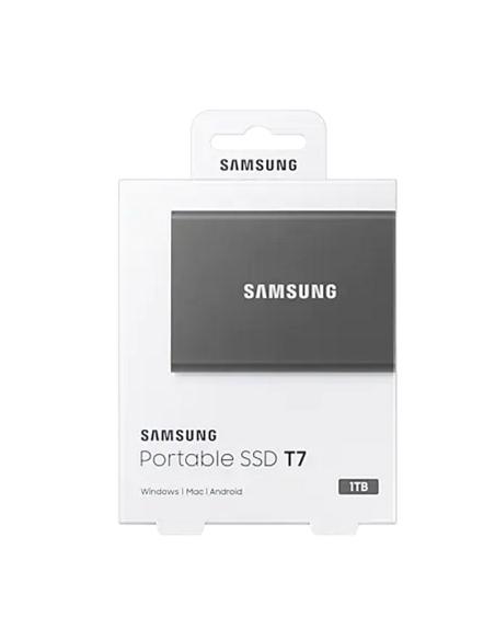 Samsung t7 ssd externo 1tb nvme usb 3.2 gris