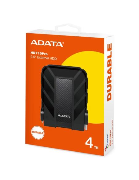 Adata hd710 pro hdd externo 4tb 2,5" usb 3.2 black