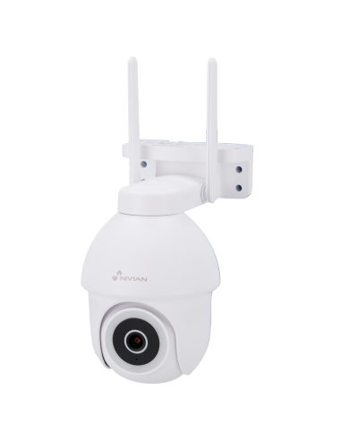 CAMARA VIGILANCIA NIVIAN EXTERIOR MOTORIZADA WIFI / FULL NIGHT COLOR / 2.5K / DIA-NOCTURNA / MICROFONO - ALTAVOZ / DETECCION PRE