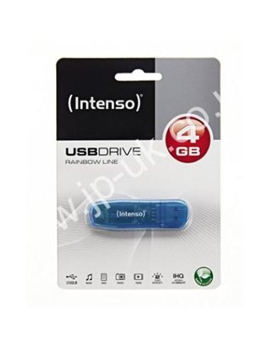 Intenso 3502450 lápiz usb 2.0 rainbow 4gb azul