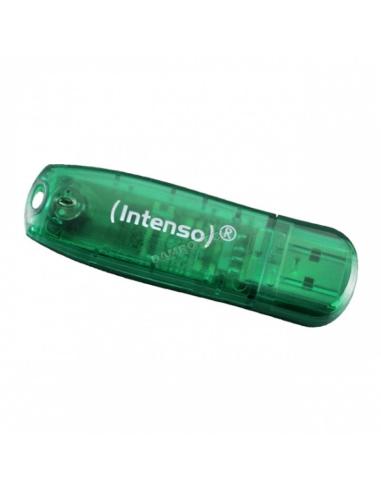 Intenso 3502460 lápiz usb 2.0 rainbow 8gb verde