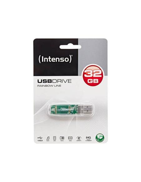 Intenso 3502480 lápiz usb 2.0 rainbow 32gb transp