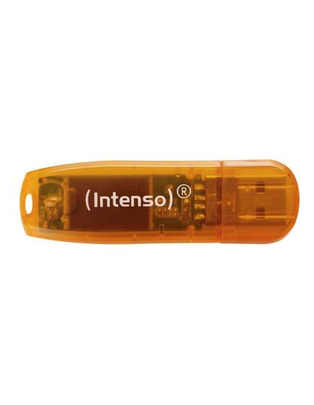 Intenso 3502490 lápiz usb 2.0 rainbow 64gb naranja