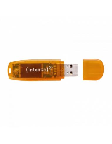 Intenso 3502490 lápiz usb 2.0 rainbow 64gb naranja
