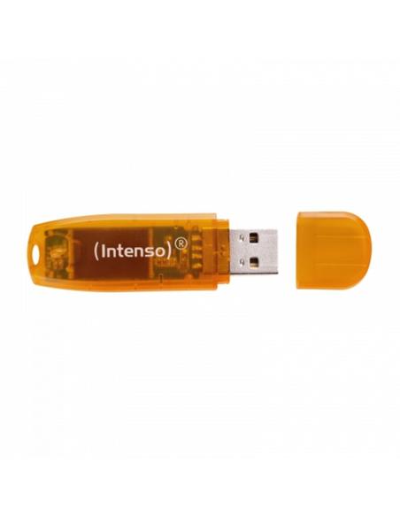Intenso 3502490 lápiz usb 2.0 rainbow 64gb naranja