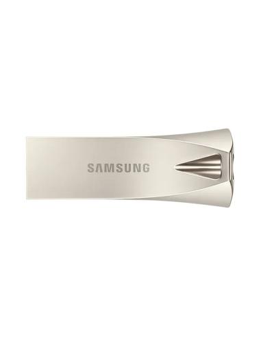 Samsung bar plus 128gb usb 3.1 champaign silver