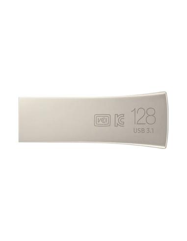 Samsung bar plus 128gb usb 3.1 champaign silver