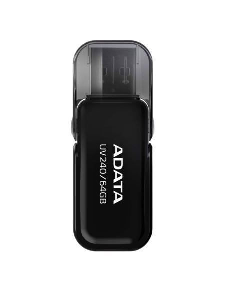 Adata lapiz usb uv240 64gb usb 2.0 negro