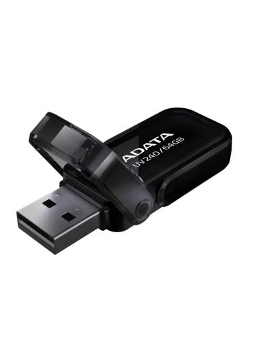 Adata lapiz usb uv240 64gb usb 2.0 negro