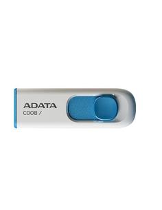 Adata lapiz usb c008 32gb usb 2.0 blanco/azul 2