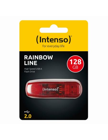 Intenso 3502491 lápiz usb 2.0 rainbow 128gb rojo