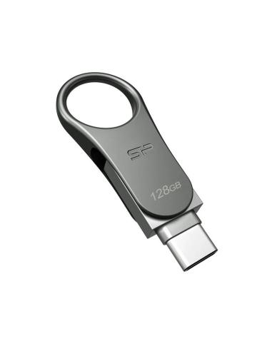 Sp lapiz usb c80 usb-c 3.2 128gb dual metalico
