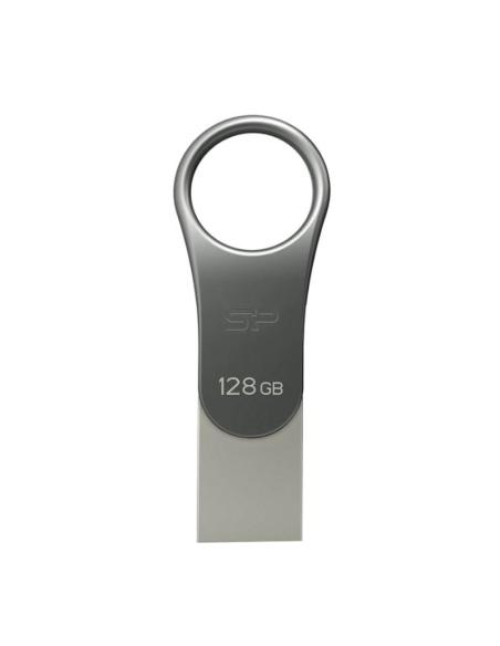 Sp lapiz usb c80 usb-c 3.2 128gb dual metalico