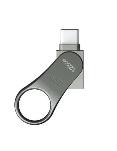 Sp lapiz usb c80 usb-c 3.2 128gb dual metalico