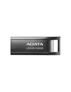 Adata lapiz usb ur340 64gb usb 3.2 metal black