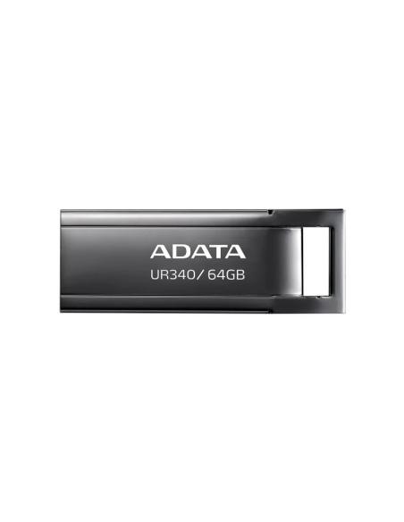 Adata lapiz usb ur340 64gb usb 3.2 metal black
