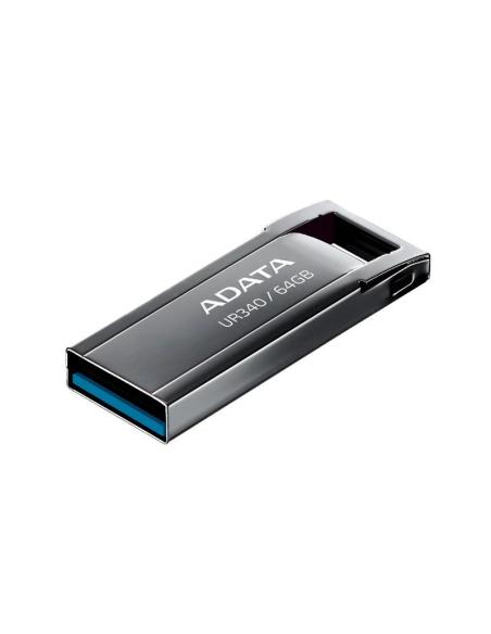 Adata lapiz usb ur340 64gb usb 3.2 metal black