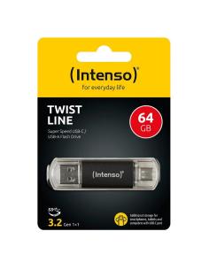 Intenso twist line lápiz usb 3.2 a+c 256gb 2