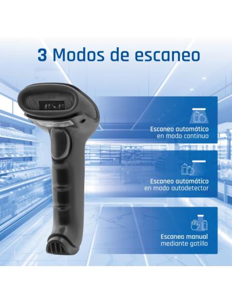 Iggual lector código barras 2d usb gatillo soporte
