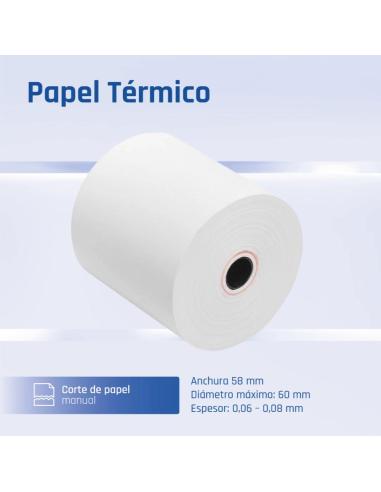 Iggual impresora térmica tickets tp easy 58 usb+rj