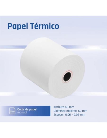 Iggual impresora térmica tickets tp easy 58 usb+rj